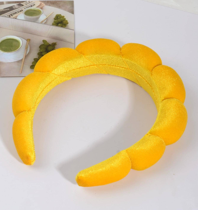 Headband - Yellow Scallop